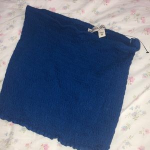 Express blue tube top